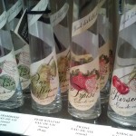 Fruit brandies on display at New Canaan Wine Merchants
