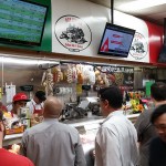 Action at the Bay Cities deli counter 