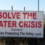 The water shortage is a serious issue in the valley