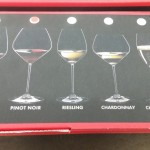 Riedel crystal glasses in many shapes.