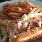 Lobster Roll at the Sunset Grill