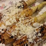 Mexican style corn with mayo and cheese