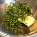 Making herb butter