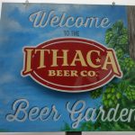 The beer garden