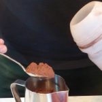 A generous spoonful of cocoa at Cafe Dolce