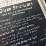 Greek specalities at the Silver Star