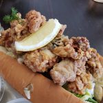 Fried Oyster roll at Knot Norm's