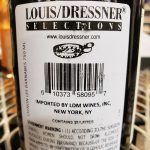 3. The Louis Dressner logo on the back of a bottle of Chinon